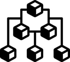 solide icoon voor structuren vector