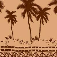Adobe illustrator kunstwerk hawaiiaans en bloemen strand abstract patroon geschikt voor textiel en het drukken behoeften vector