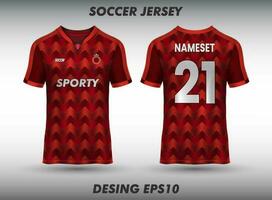 voetbal Jersey ontwerp voor sublimatie sport t overhemd ontwerp vector