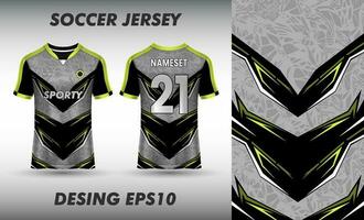 voetbal Jersey ontwerp voor sublimatie sport t overhemd ontwerp vector