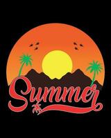zomer t-shirt ontwerp bundel, zomer strand vakantie t-shirts, zomer surfing t-shirt vector ontwerp