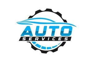 auto garage premium concept logo ontwerp vector