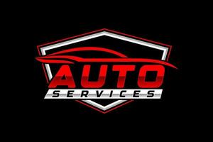 auto garage premium concept logo ontwerp vector