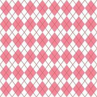 roze en wit naadloos argyle patroon vector