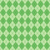 naadloos licht groen argyle patroon vector