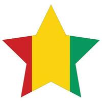 Guinea vlag. vlag van Guinea ontwerp vorm vector
