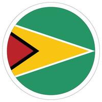 Guyana vlag. vlag van Guyana ontwerp vorm geven aan. vector