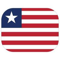 Liberia vlag vlag van Liberia ontwerp vorm vector