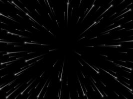 ruimte snelheid. abstract starburst dynamisch lijnen of stralen. vector illustratie