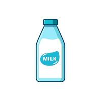 fles van melk vector illustratie in tekenfilm stijl geïsoleerd Aan wit achtergrond