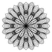 abstract bloemen ornament vector