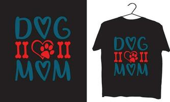 hond mam t-shirt ontwerp vector