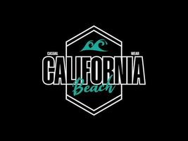 streetwear kleding Californië typografie vector sjabloon grafisch tees klaar voor afdrukken