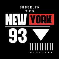 nieuw york stad typografie ontwerp voor t overhemd vector