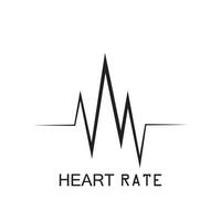 heartbeat pulse pictogram vector illustratie logo sjabloon