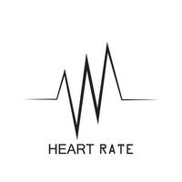 heartbeat pulse pictogram vector illustratie logo sjabloon