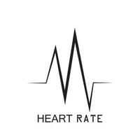 heartbeat pulse pictogram vector illustratie logo sjabloon