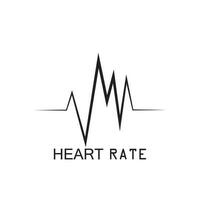 heartbeat pulse pictogram vector illustratie logo sjabloon