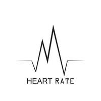 heartbeat pulse pictogram vector illustratie logo sjabloon