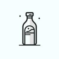 saus ketchup fles. saus ketchup fles illustratie icoon vector