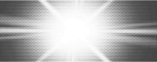 zon stralen halftone achtergrond. wit en grijs radiaal abstract grappig patroon. vector explosie abstract manga backdrop