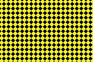 gemakkelijk modern abstract naadloos zwart geel kleur plein patroon vector