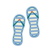 omdraaien flops sandalen zomer vector