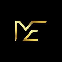 me monogram logo vector ontwerp