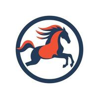 paard dier logo illustratie vector ontwerp sjabloon