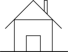 deze is een afbeelding van de huis icoon vector