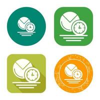 cirkeldiagram vector pictogram