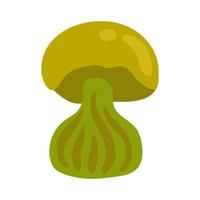 schimmel plant boletus satanas hand tekenen stijlicoon vector