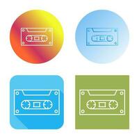 casette vector icoon