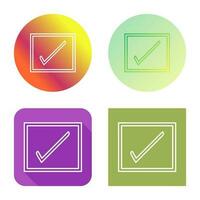 checkbox vector icoon