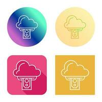 cloud computing vector icon