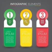 moderne tekstvak sjabloon banner infographics vector