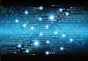 cyber circuit toekomstige technologie concept achtergrond vector