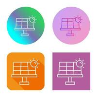 zonne-energie vector pictogram