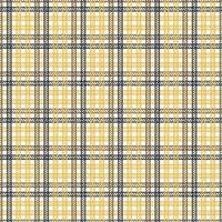 geel Schotse ruit plaid Schots patroon. vector illustratie.