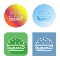 hamburger vector pictogram