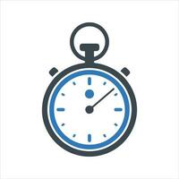 stopwatch icoon. vector en glyph