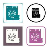 wasmachine vector pictogram