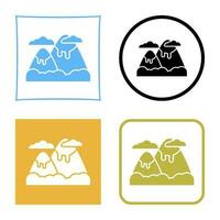 berg vector pictogram