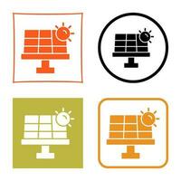 zonne-energie vector pictogram