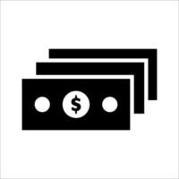 dollar icoon symbool vector. geld icoon Aan wit achtergrond vector