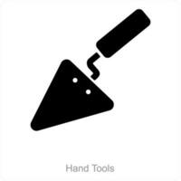 hand- gereedschap en reparatie icoon concept vector