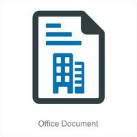 kantoor document en papieren icoon concept vector