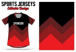 Jersey ontwerp voor sport uniform vector