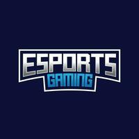 vector esports toernooi gaming sport- tekst logo ontwerp