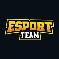 vector esports toernooi gaming sport- tekst logo ontwerp